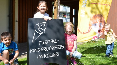 Kolibris Kinderdorf-Eis goes Ländle