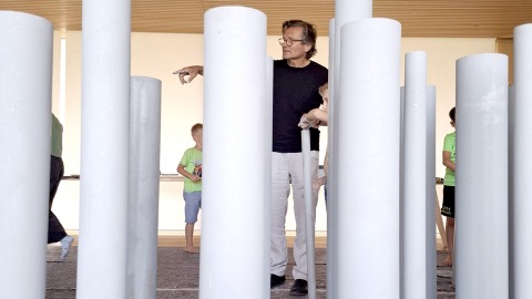 Marbod Fritsch: Kinder gestalten einen Gedanken- & Wünsche-Wald