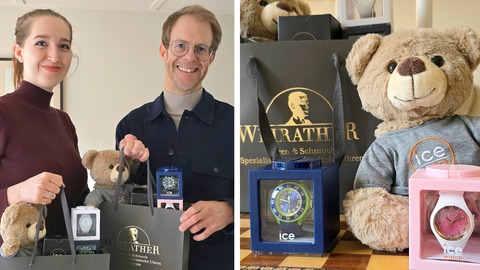 Weirather Uhren & Schmuck spendet 20 Uhren ans Vorarlberger Kinderdorf