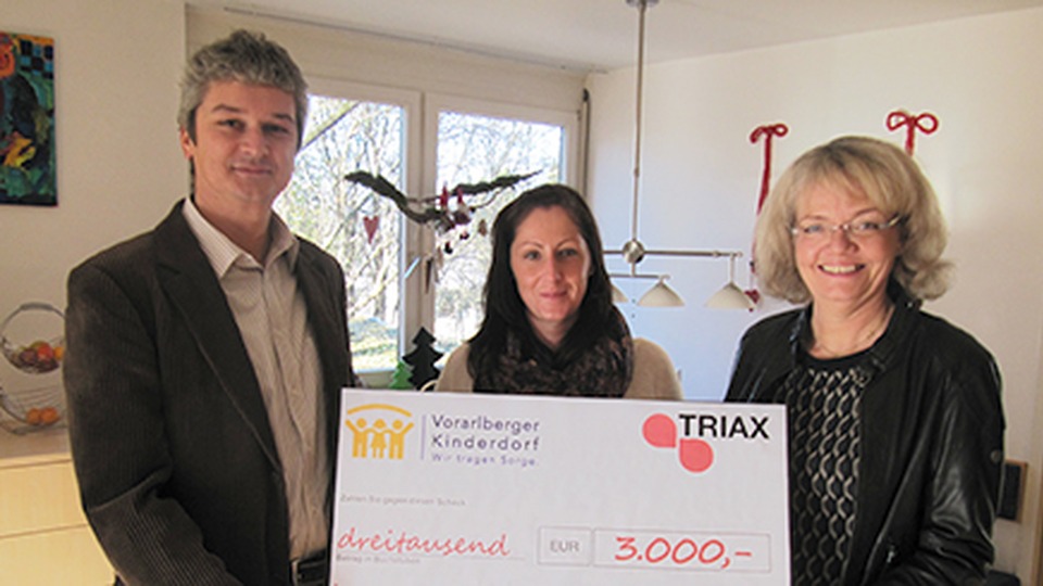Triax schenkt Freude mit Patenschaft Triax schenkt Freude mit Patenschaft